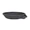 Hello Honey® 22" Black Decorative Vintage Clay Bowl with Handle